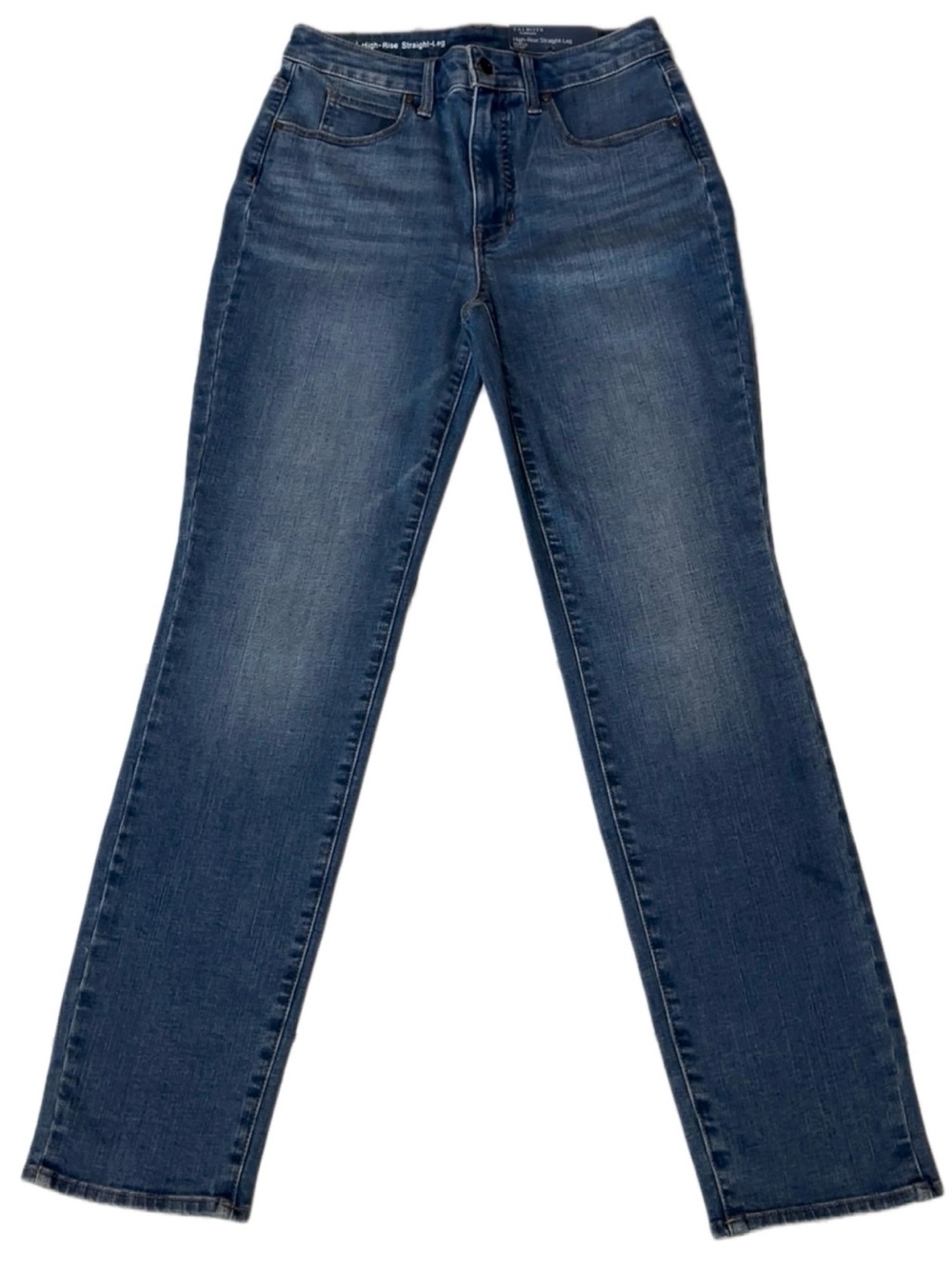 Talbots Women's Medium Wash High-Rise Straight-Leg Jeans Size 6 NWT